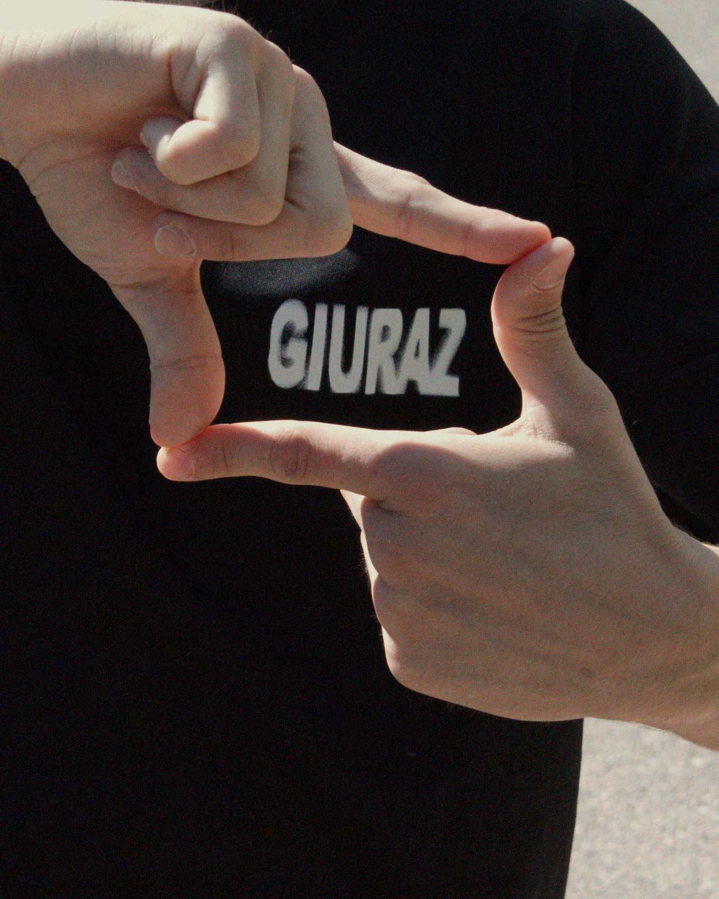Giuraz Money Over Girls Black oversized T-shirt
