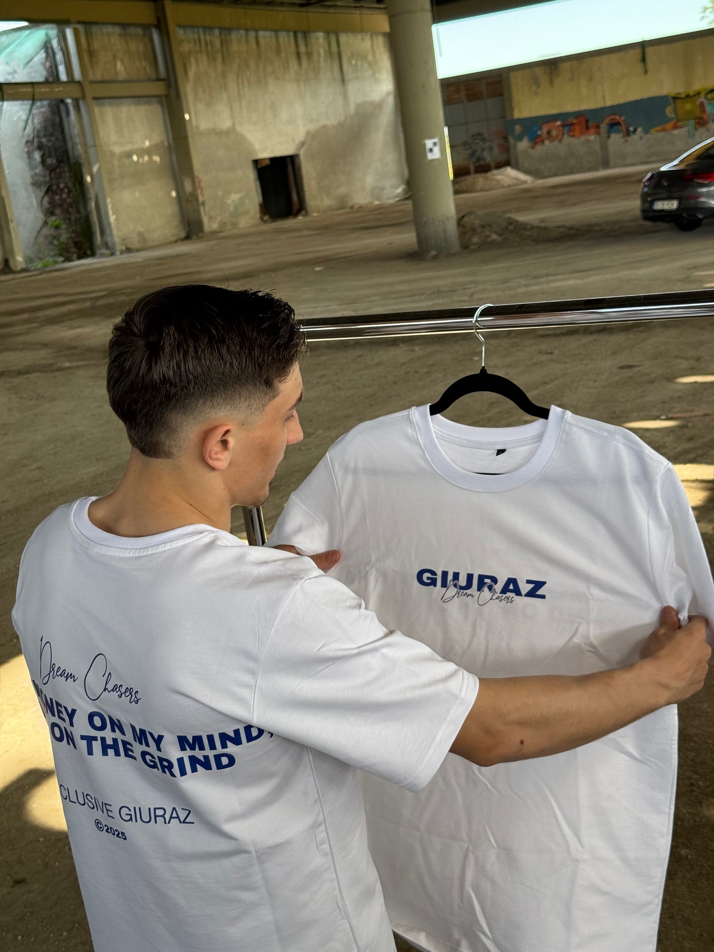 Giuraz “The grinders” T-Shirt White