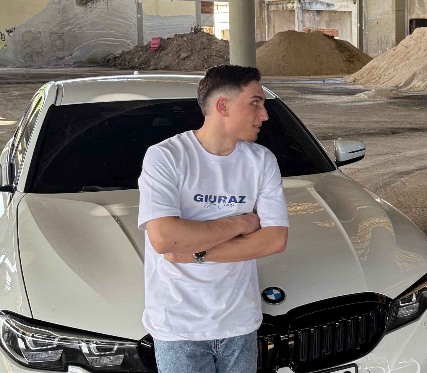 Giuraz “The grinders” T-Shirt White