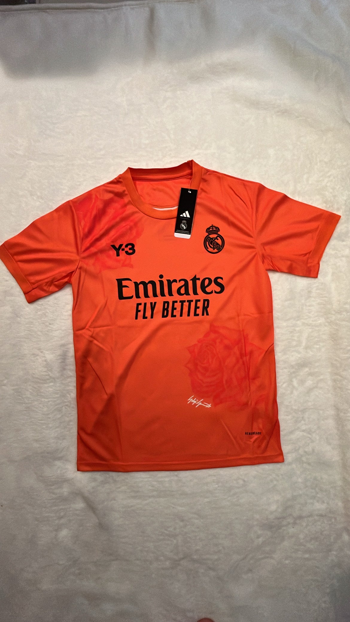 Real Madrid Y-3 Special Edition Jersey Orange